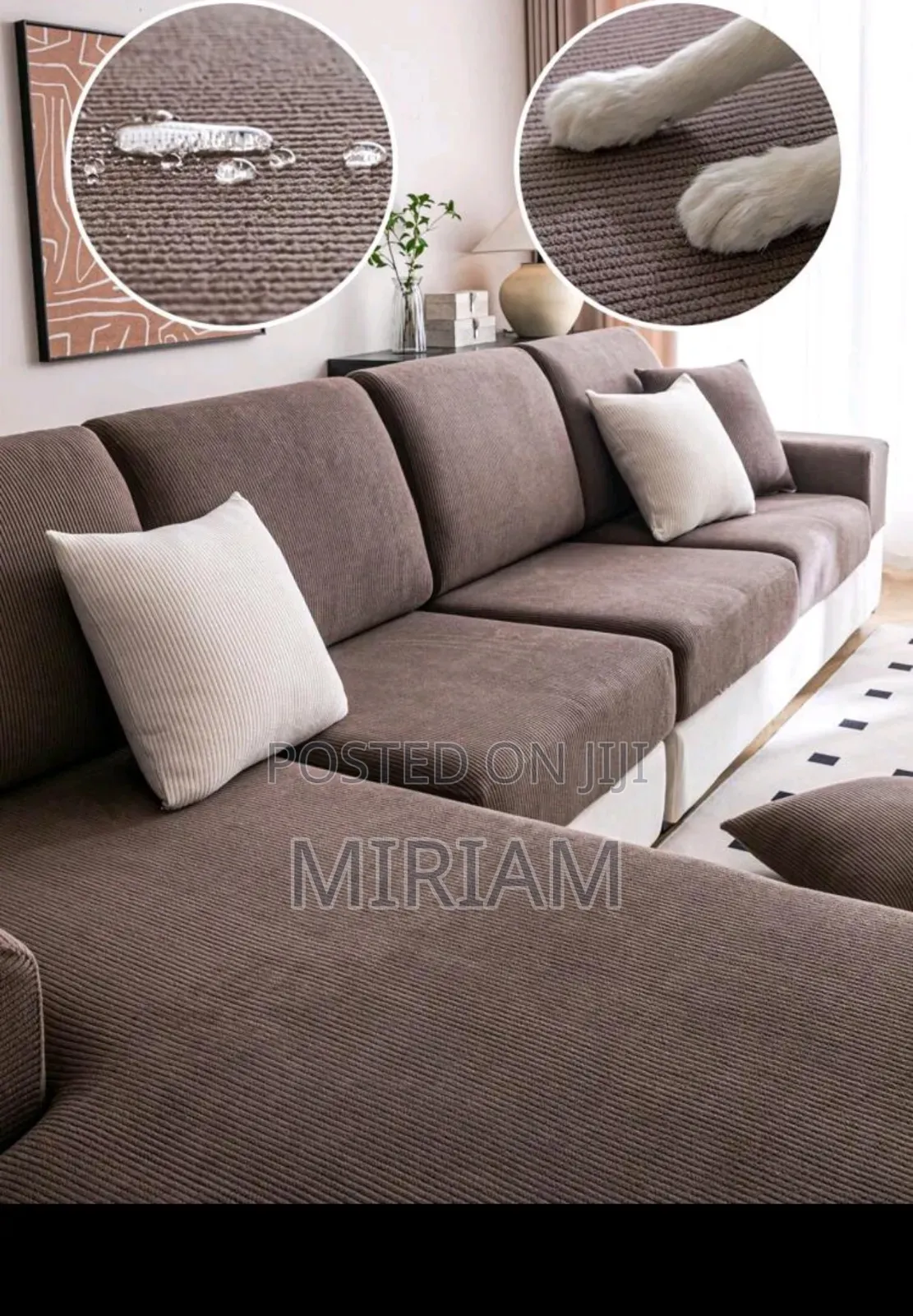 Shein Non-Slip Sofa Cushion Covers for 1, 2 3 Seater Sofas