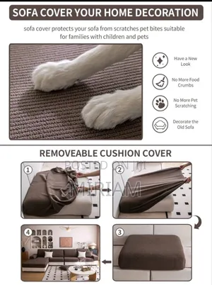 Shein Non-Slip Sofa Cushion Covers for 1, 2 3 Seater Sofas