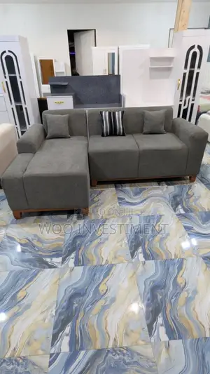 L-Shape Sofa Set Kali Sana Zinapatikana Gharama Nafuu Sana. 690,000/=
