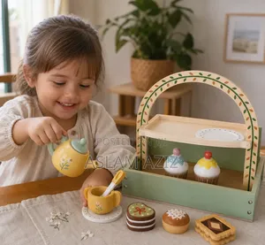 Wooden Royal Tea Set for Kids