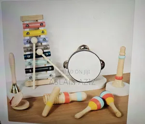 Wooden Musical Instrument Set(Band Set for Kids 8pcs)