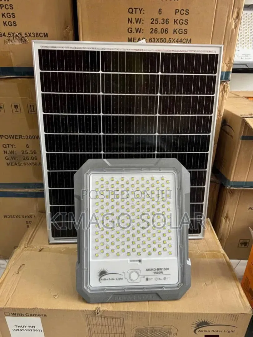 Taa Ya Solar 1500w Aluminium Inamaliza Kabisa Gharama Za Umeme