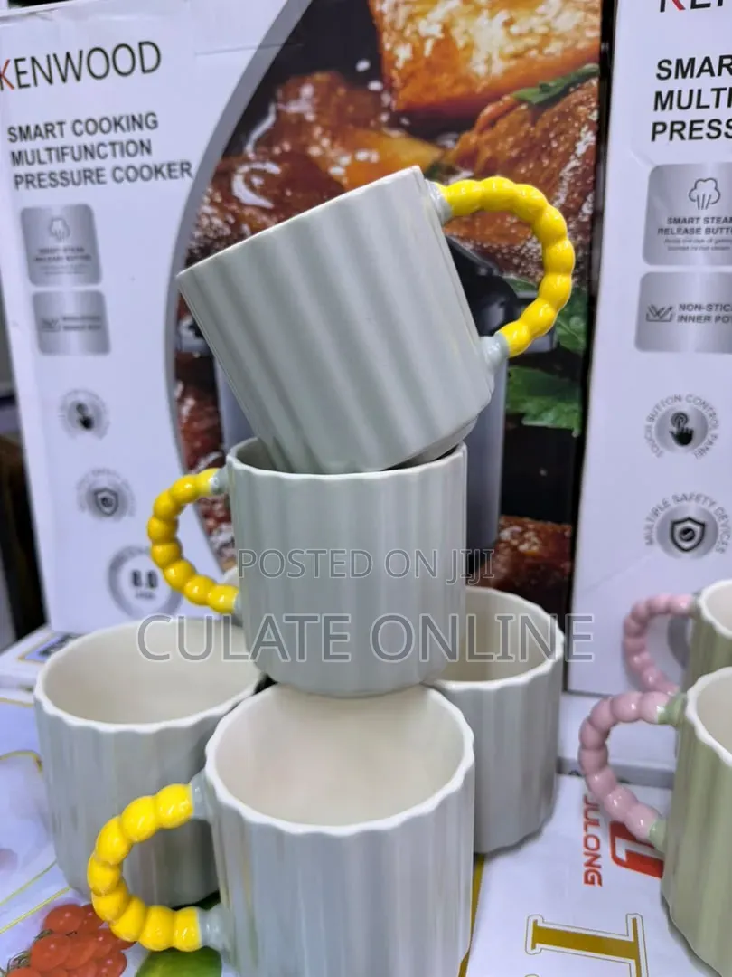 6pcs Classic Clay Cups Set