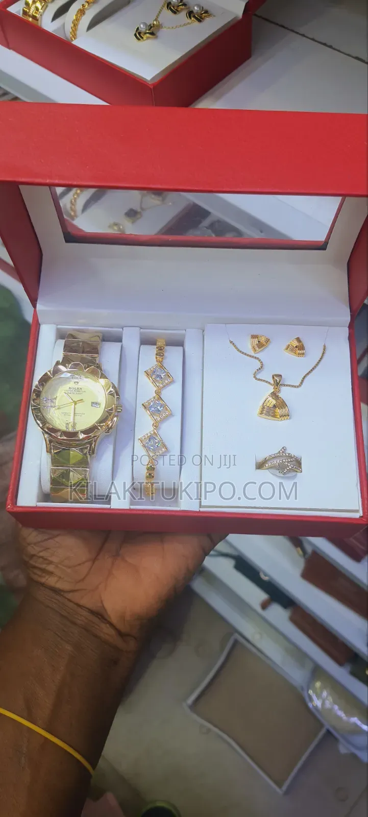Watch, Necklace, Ring,Ear Ring,Bracelet 5 in 1 Park