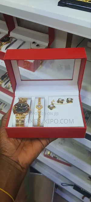 Dior-Watch, Bracelet, Necklace, Ring ,Ear Ring 5 in 1