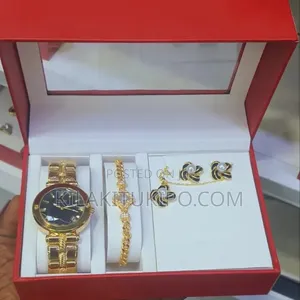Dior-Watch, Bracelet, Necklace, Ring ,Ear Ring 5 in 1