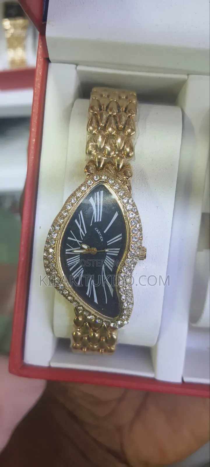 Cartier-Watch Bracelet Necklace Ring Ear Ring 5 in 1