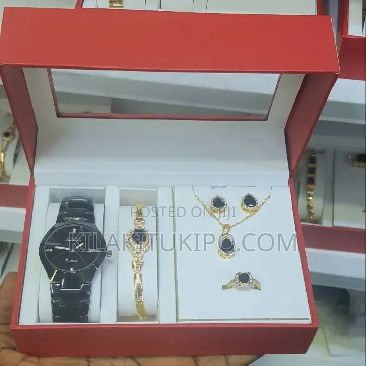 Rado-Watch,Bracelet, Necklace, Ring, Ear Ring 5 in 1