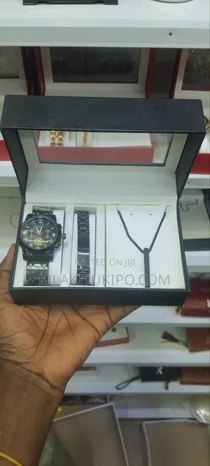 Kangkasi-Watch,Bracelet, Necklace, Ring, Ear Ring 5 in 1