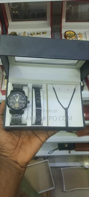 Kangkasi-Watch,Bracelet, Necklace, Ring, Ear Ring 5 in 1
