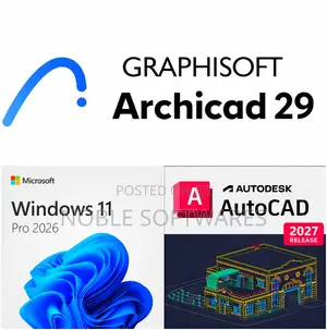 Windows 11 Pro + Autocad 2027 + Archicad 29 ( Installation )