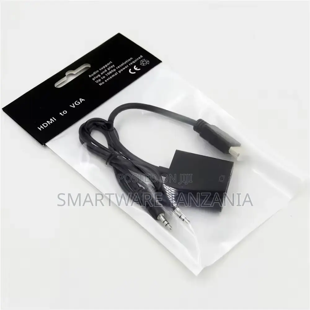 High-Quality Hdmi to Vga Adapter With Audio Support for Clear Signals