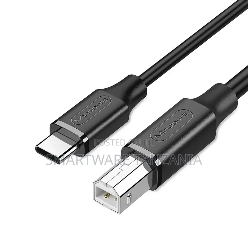 High-Speed Usb Type-C to Usb Printer Cable for Fast Data Transfer