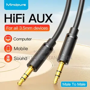 Mindpure Hifi Aux Cable for All 3.5mm Devices - Male to Male