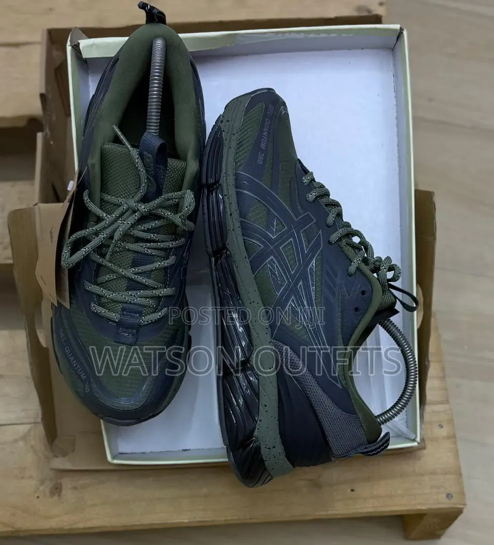 Raba Za Asics Brand Men's Leather Sneakers Asics Branded