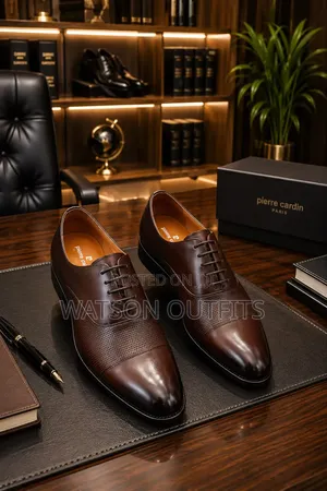 Men's Leather Shoes 2 Colours Materials Very Hot and Smart