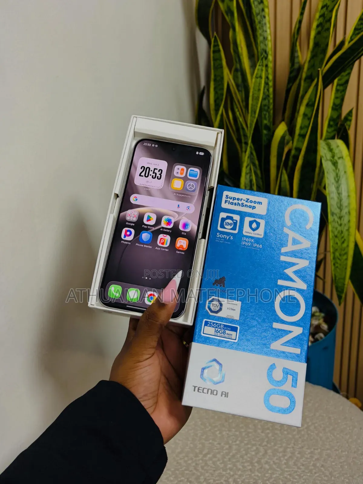New Tecno Spark 50 128 GB White