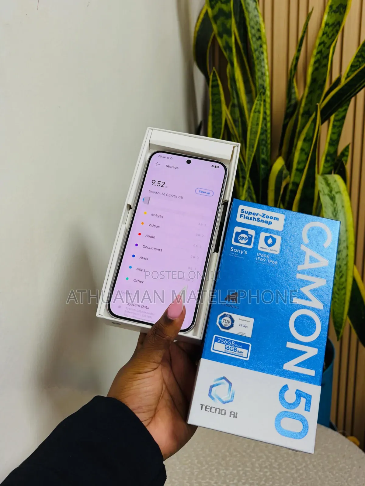 New Tecno Spark 50 128 GB White