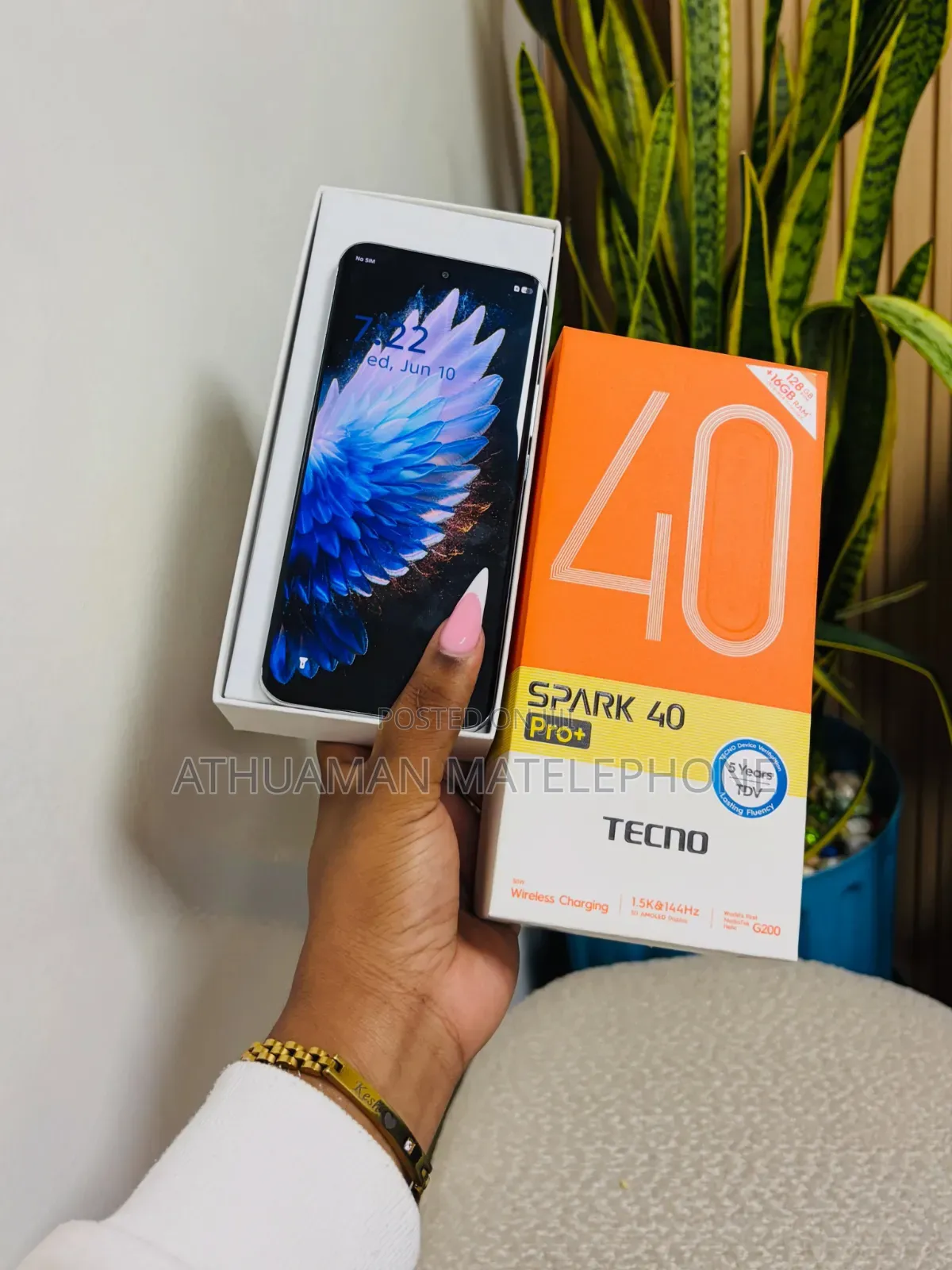 New Tecno Spark 40 256 GB Silver