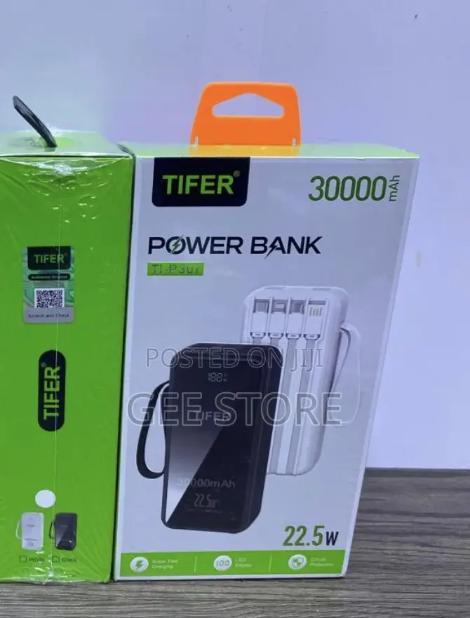 Tifer Powerbank 30000mah