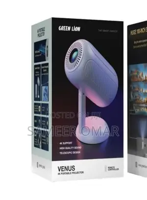 Green Lion Venus Portable Projector | Android 13 Smart Projector