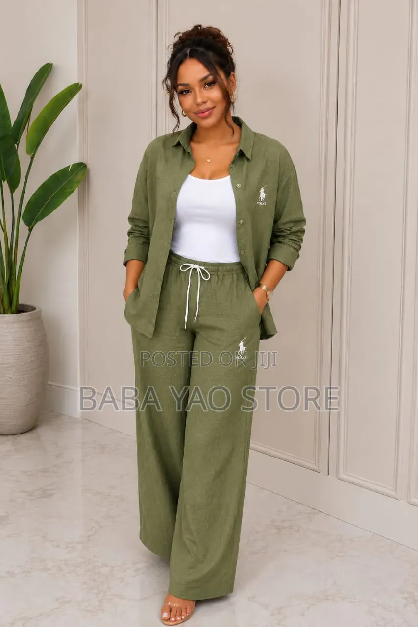 3pcs Women's Clothes Youth Fashion Trousers, Shirts and Top Suits