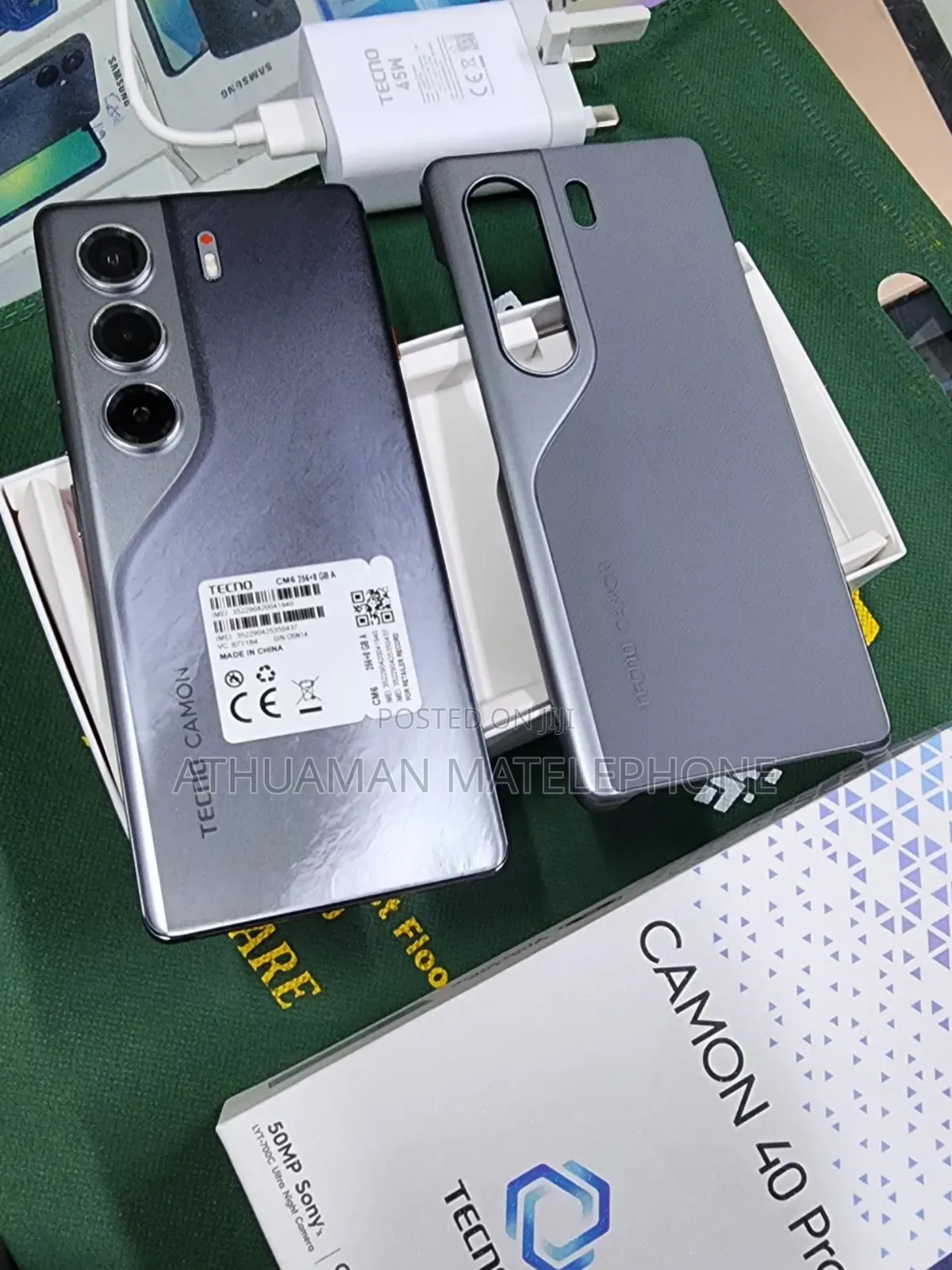 New Tecno Camon 40 Pro 5G 256 GB White