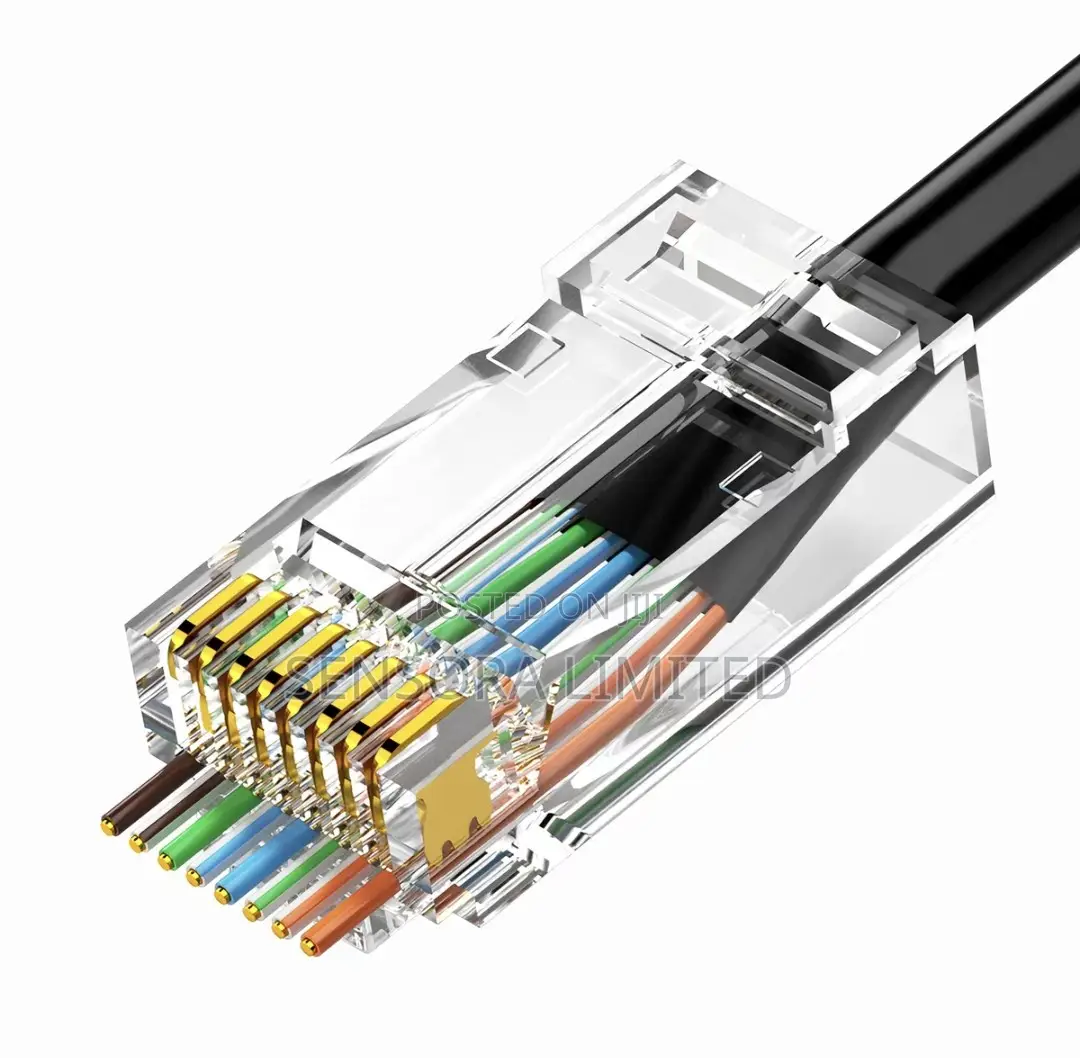 Rj45 Passthrough Connectors - 100pcs