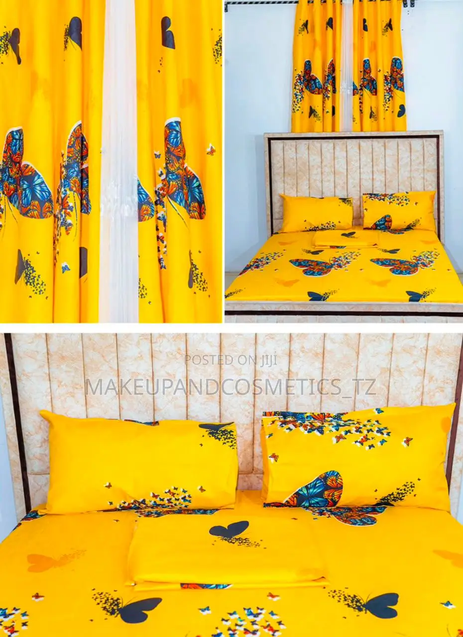 Bedsheet and Curtain Set