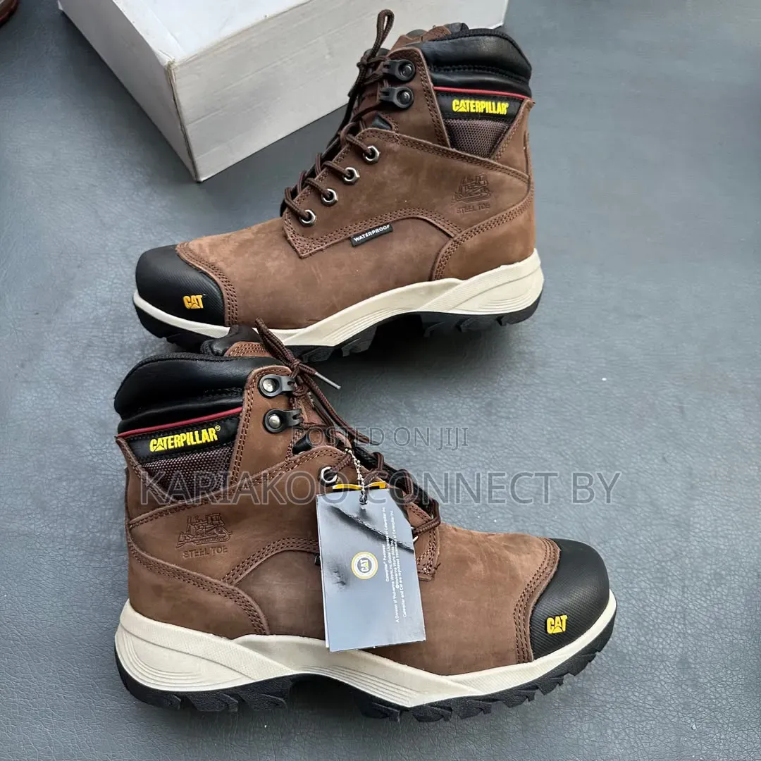 Cat Waterproof Steel Toe Safety Boots!