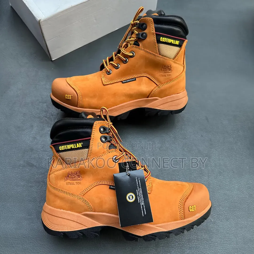 Cat Waterproof Steel Toe Safety Boots!