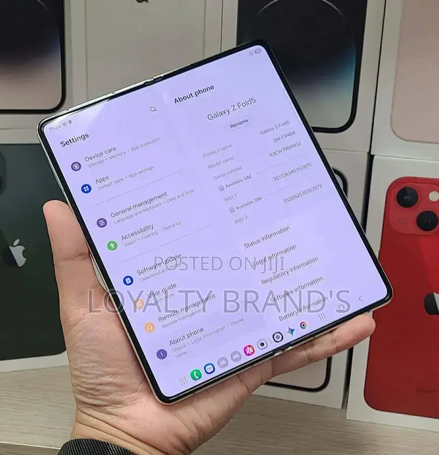 New Samsung Galaxy Fold 5G 512 GB White