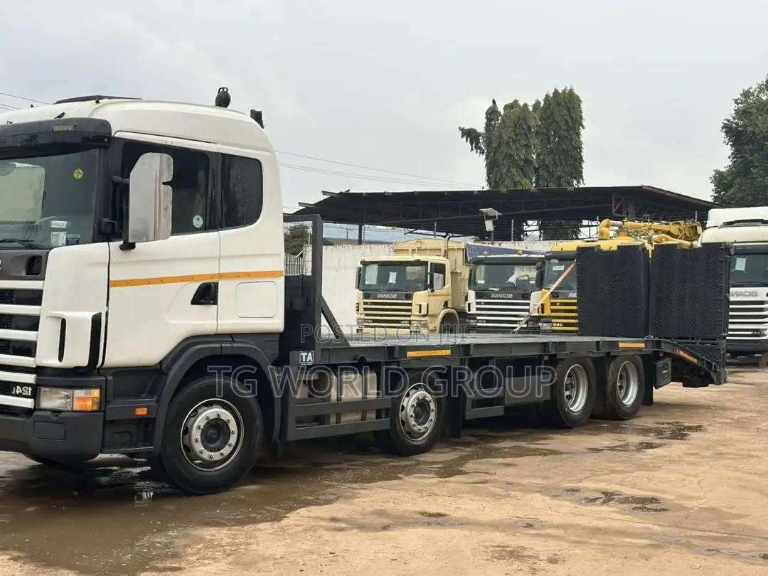 Scania 124 Lowbed 2004 White