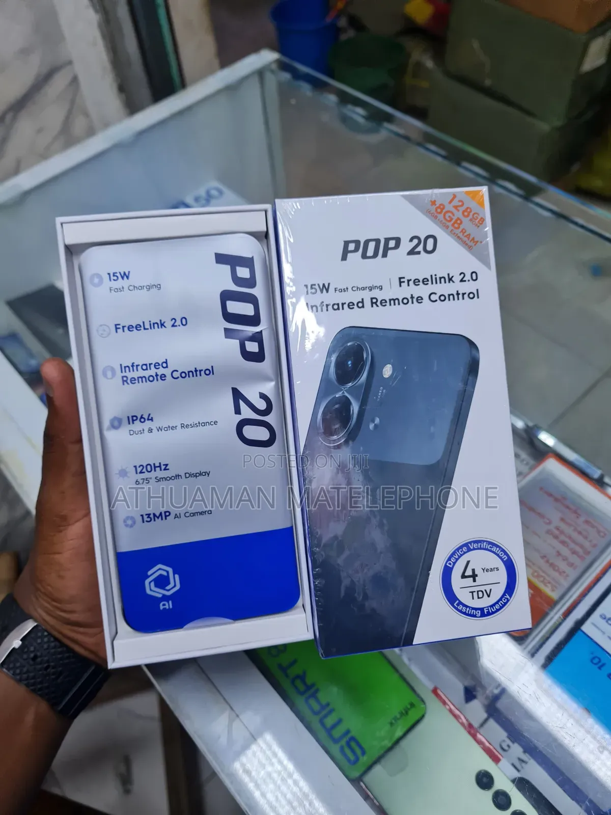 New Tecno Pop 20 128 GB White