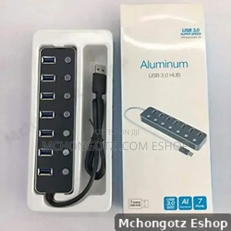 7-Port Usb 3.0 Hub Splitter Adapter