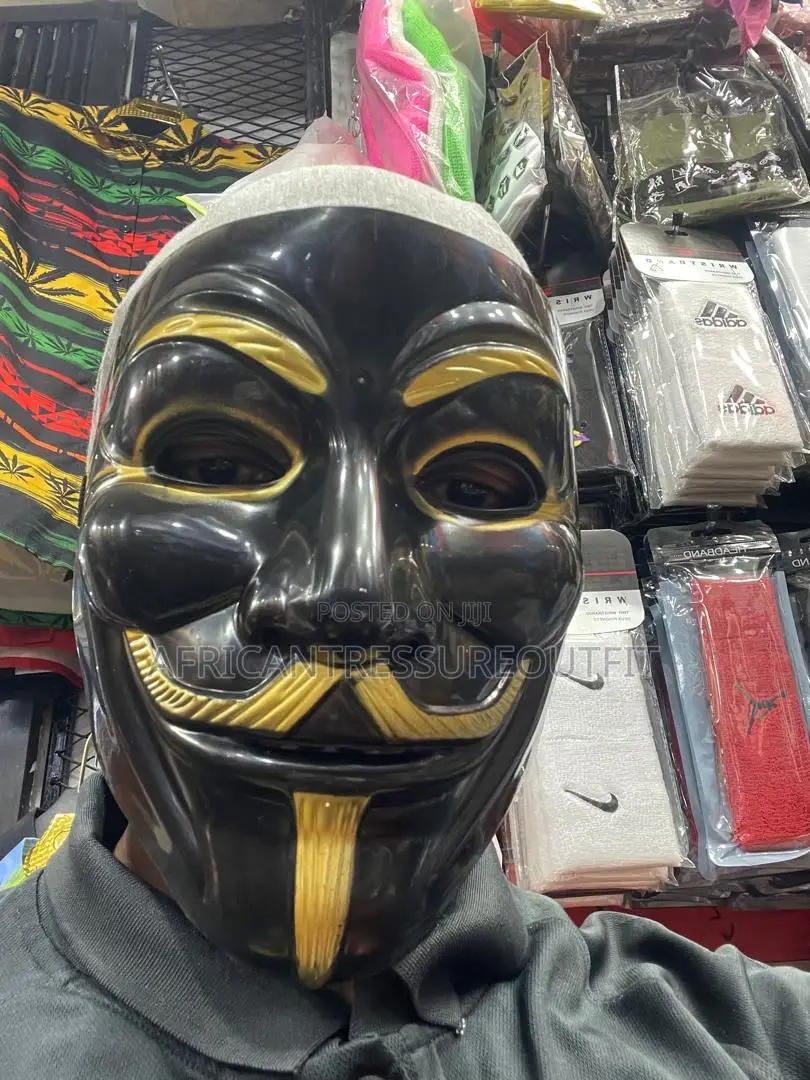 Vendetta Mask Party Plastic Costume Available