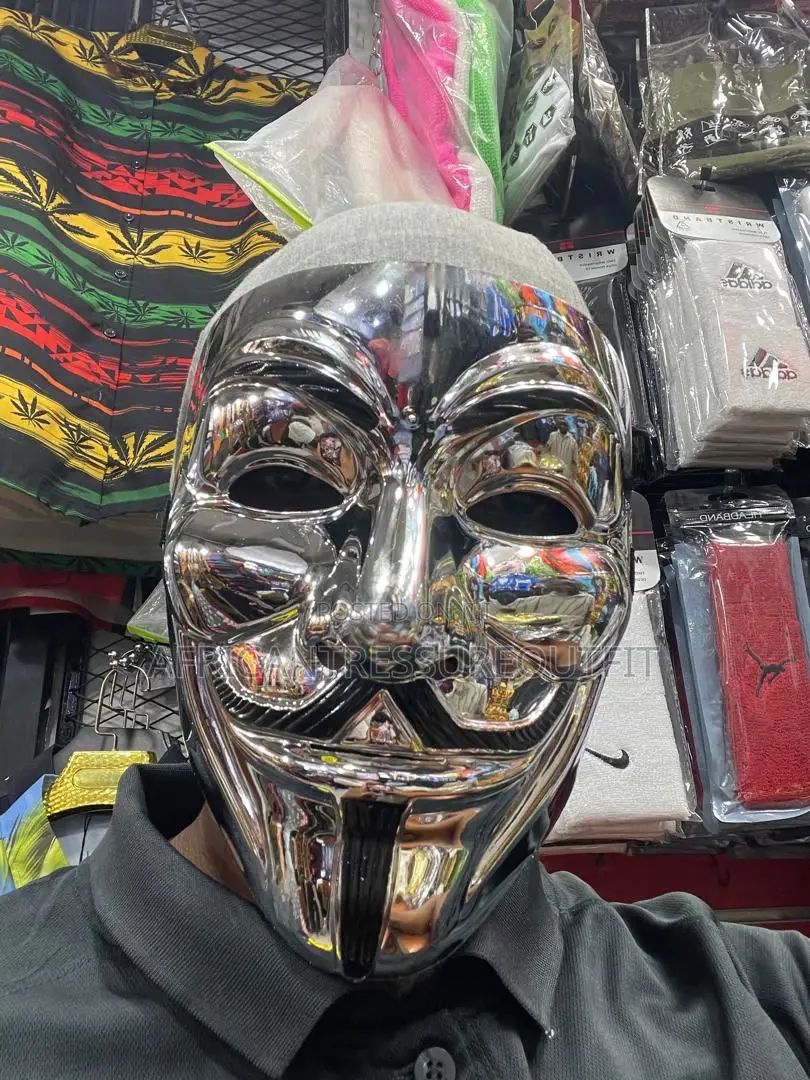 Vendetta Mask Party Plastic Costume Available