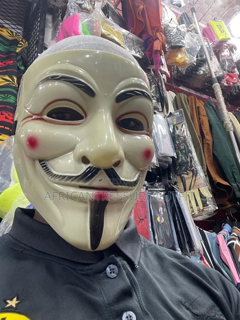 Vendetta Mask Party Plastic Costume Available