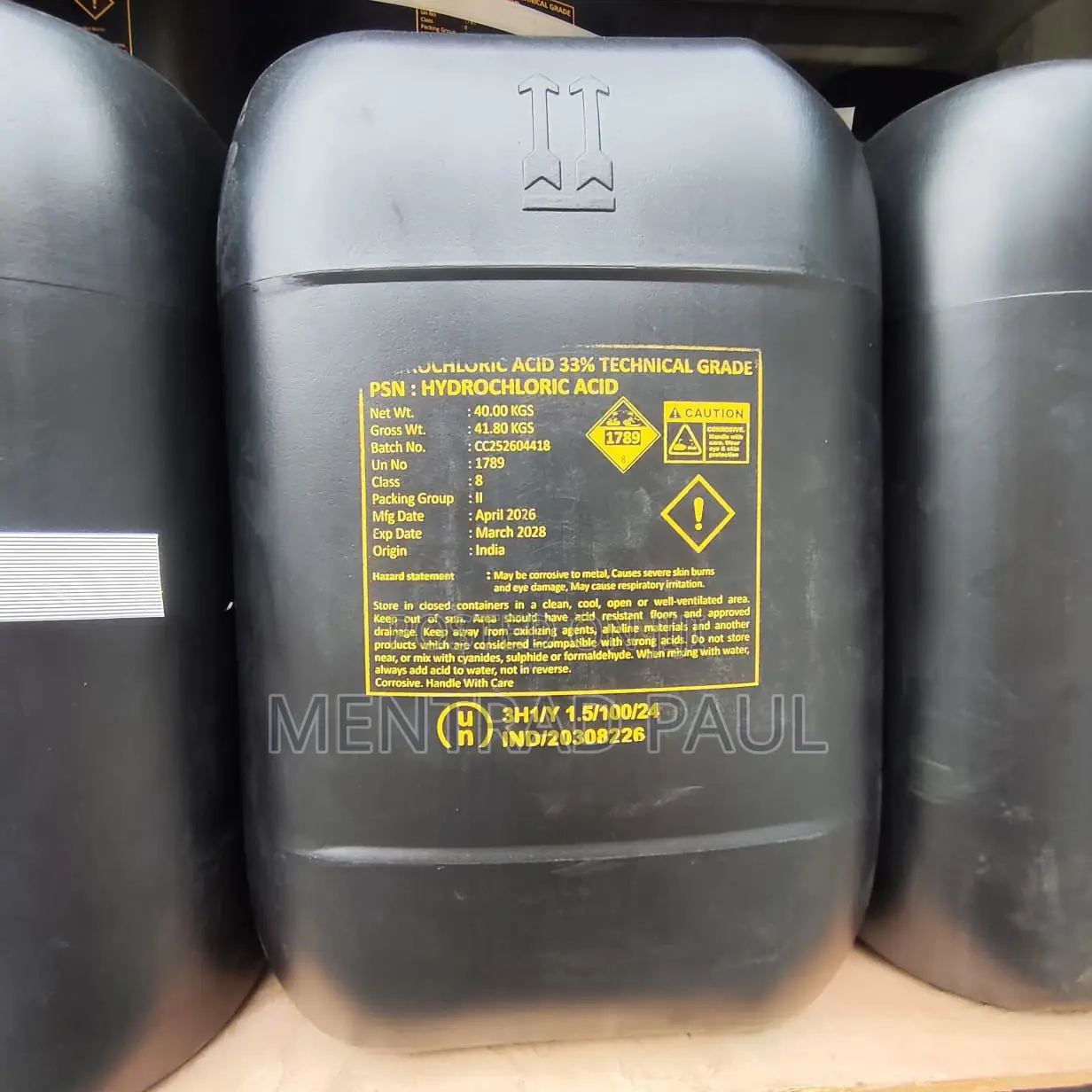 Hydrochloric Acid (Technical Grade)