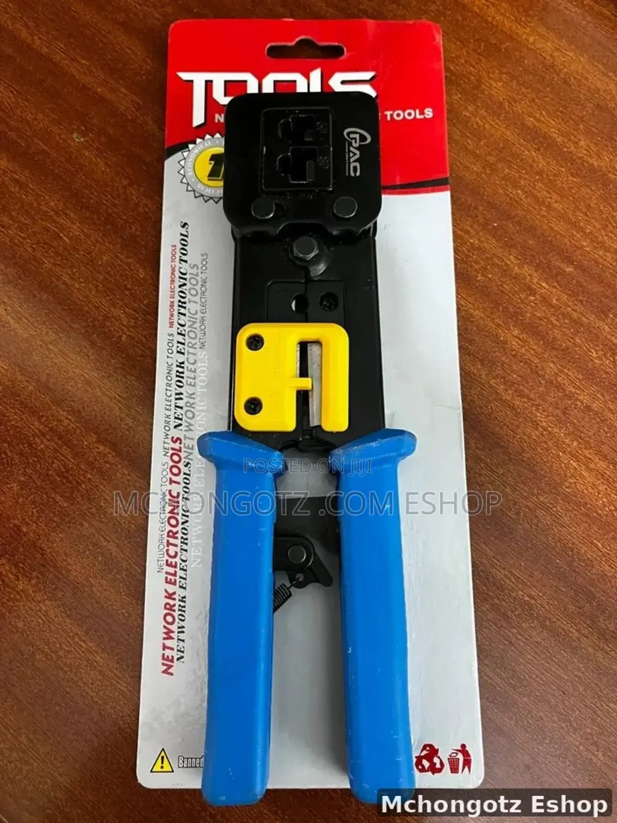 Rj45 Ez Pass Through Crimping Tool for Network Cable