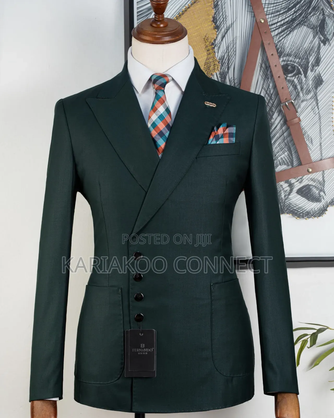 Real Man Green Suit