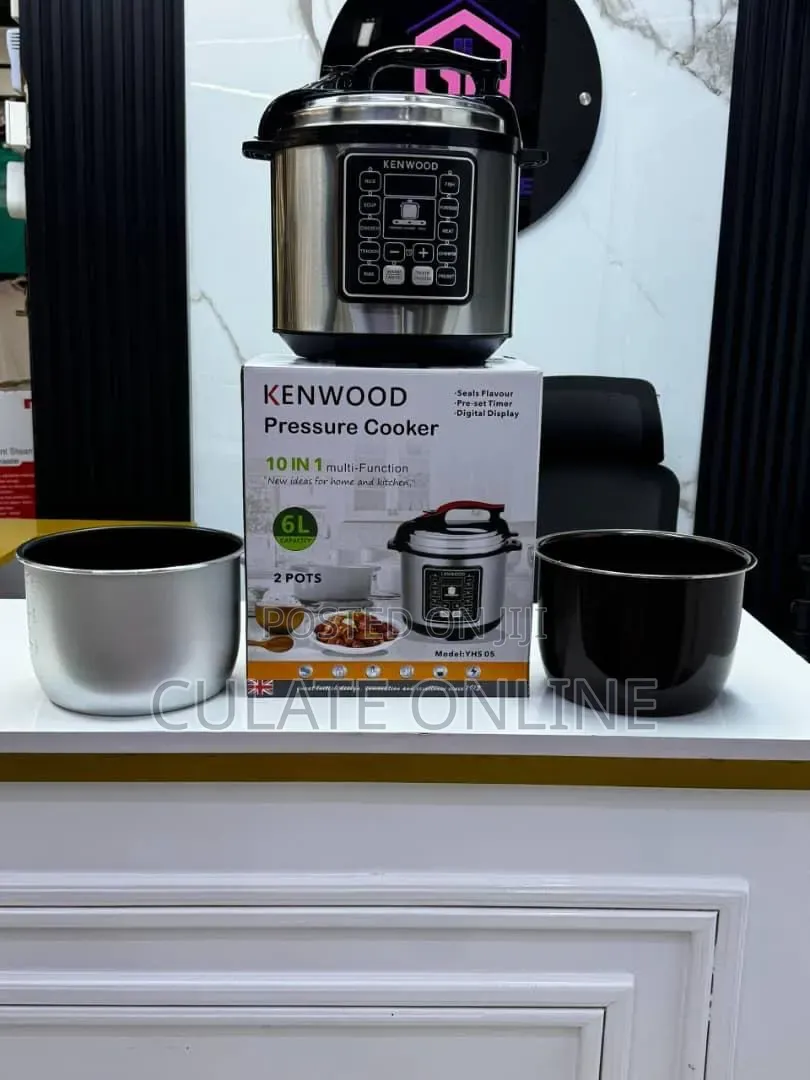 6ltrs 10 in 1 Kenwood Pressure Cooker