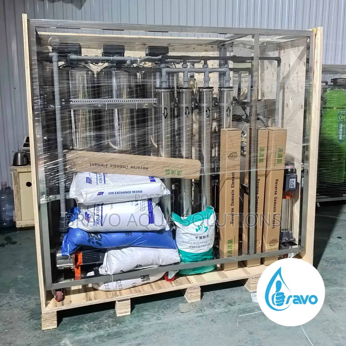 Reverse Osmosis Purified Water Treatment Machine Ss Ro-1000lph-3tank