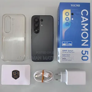 New Tecno Camon 50 256 GB Black