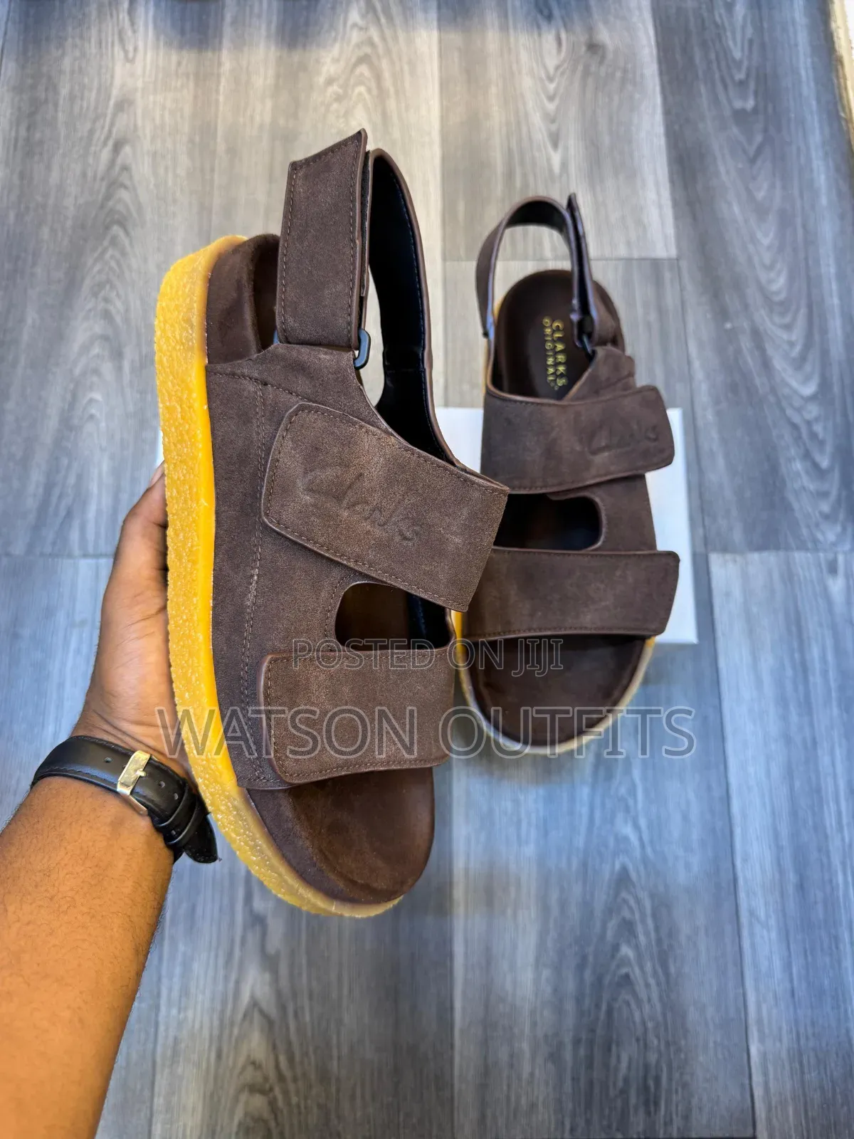 5 Colours Clarks Brand Men's Leather Sandals or Sendo