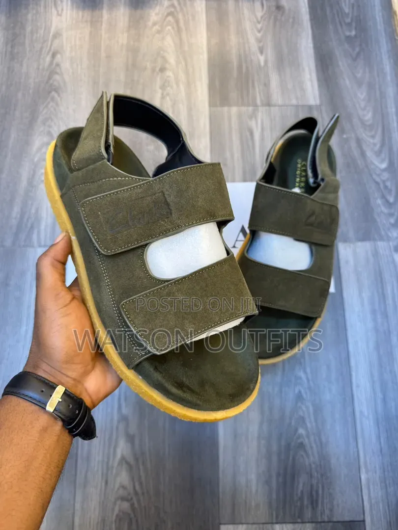 5 Colours Clarks Brand Men's Leather Sandals or Sendo