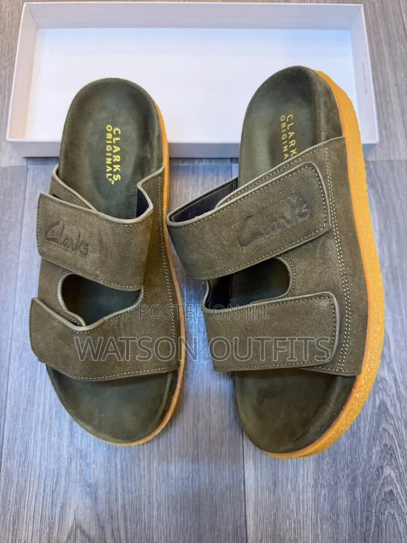 5 Colours Clarks Brand Men's Leather Sandals or Sendo
