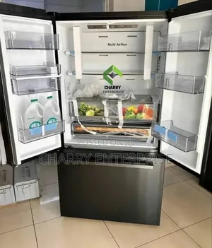 Hisense French Door Refrigerator/ Fridge H760fsb-Wd With 575l