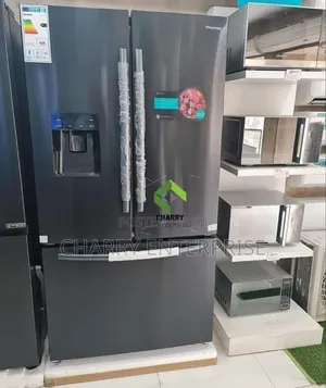Hisense French Door Refrigerator/ Fridge H760fsb-Wd With 575l