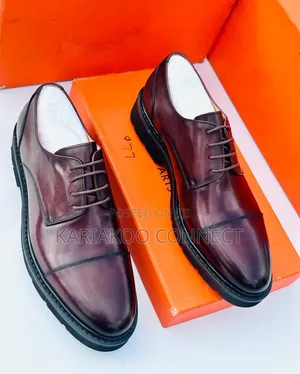 Genuine Leather Brown Shoes